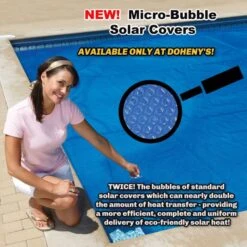 Doheny's Supreme Blue 2400 Series Micro-Bubble Solar Cover, 7 Year Warranty, 14x28 Ft Rectangular 11 Doheny's Supreme Blue 2400 Series Micro-Bubble Solar Cover, 7 Year Warranty, 14x28 Ft Rectangular -Harris Shop 01 new micro bubble solar 104