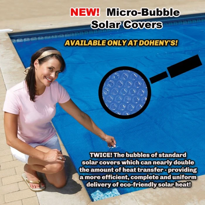 Doheny's Standard Blue 1600 Series Micro-Bubble Solar Cover, 3 Year Warranty, 15x30 Ft Rectangular 7 Doheny's Standard Blue 1600 Series Micro-Bubble Solar Cover, 3 Year Warranty, 15x30 Ft Rectangular - Image 5