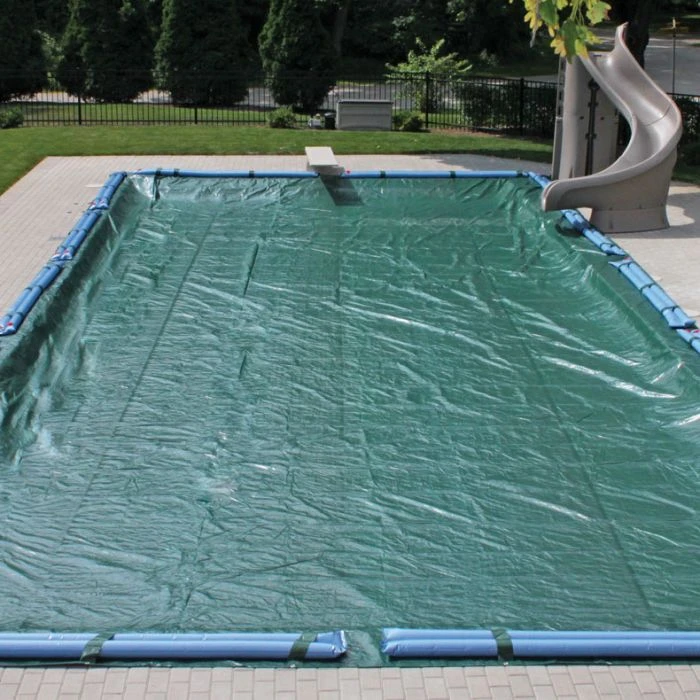 Doheny's Solid Winter Cover For 16x40 Ft Rectanglular Pools, 12 Year Warranty, With 14 Water Bags 3 Doheny's Solid Winter Cover For 16x40 Ft Rectanglular Pools, 12 Year Warranty, With 14 Water Bags