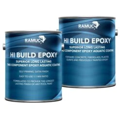 Ramuc Hi-Build Epoxy 2 Gallon Pool Paint, Blue -Harris Shop 3192 feb2023 1