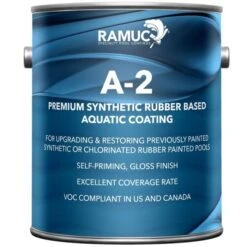 Ramuc Type A-2 Synthetic Rubber Based Coating 1 Gallon, Blue -Harris Shop 3193 feb2023 1