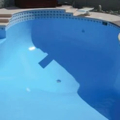 Olympic Zeron Epoxy Pool Coating 1 Gallon, Bikini Blue -Harris Shop 3549 c after sq