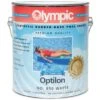 Olympic Optilon Synthetic Rubber Base Paint 1 Gallon, White 1 Olympic Optilon Synthetic Rubber Base Paint 1 Gallon, White -Harris Shop 3570 d sq 2019