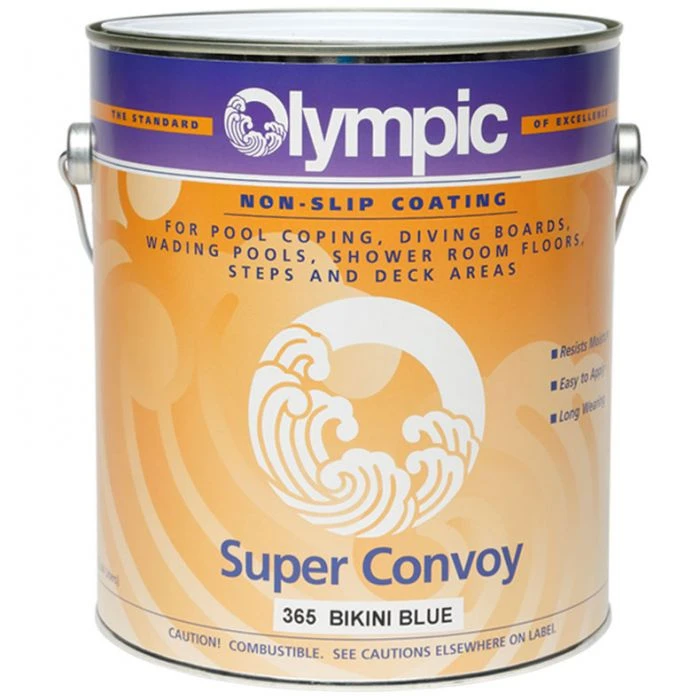 Olympic Super Convoy Non-Slip Coating 1 Gallon, Bikini Blue 3 Olympic Super Convoy Non-Slip Coating 1 Gallon, Bikini Blue