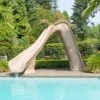 SR Smith Typhoon Pool Slide, Left Turn, Sandstone
