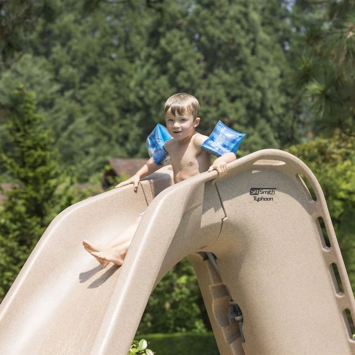 SR Smith Typhoon Pool Slide, Left Turn, Sandstone 7 SR Smith Typhoon Pool Slide, Left Turn, Sandstone - Image 5