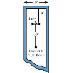 SR Smith Frontier II Replacement Diving Board, 6 Ft, White 9 SR Smith Frontier II Replacement Diving Board, 6 Ft, White -Harris Shop 4641 d sq 3