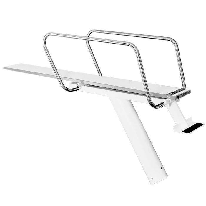 SR Smith Econo-line 1 Meter Stand With 14 Ft Frontier III Diving Board, White 4 SR Smith Econo-line 1 Meter Stand With 14 Ft Frontier III Diving Board, White - Image 2