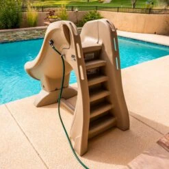 SR Smith SlideAway Removable Pool Slide, Taupe -Harris Shop 62600taup d sq