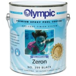 Olympic Zeron Epoxy Pool Coating 1 Gallon, Black