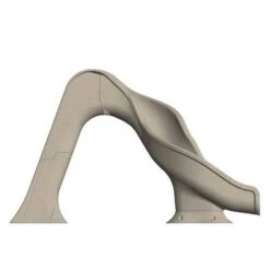 Global Pool Products Rip Tide Pool Slide, Left Turn, Sandstone -Harris Shop 90172 c sq 1