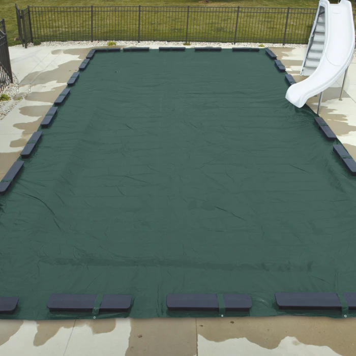 Doheny's Max-Force Riplock Winter Cover For 16x36 Ft Rectangular Pools, 16 Year Warranty, With 12 Water Bags 3 Doheny's Max-Force Riplock Winter Cover For 16x36 Ft Rectangular Pools, 16 Year Warranty, With 12 Water Bags
