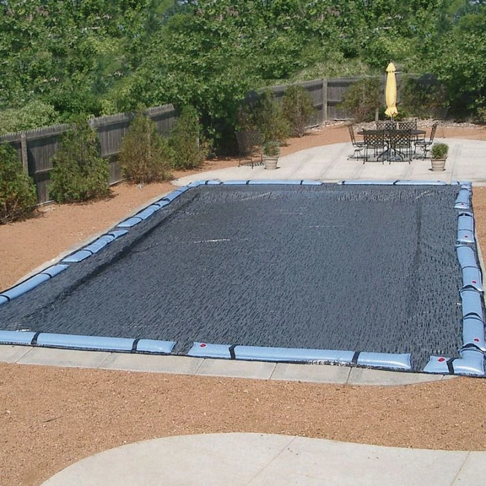 Hi-Tech Micro Mesh Winter Cover For 18x36 Ft Rectangular Pools, 8 Year Warranty, With 12 Water Bags 3 Hi-Tech Micro Mesh Winter Cover For 18x36 Ft Rectangular Pools, 8 Year Warranty, With 12 Water Bags